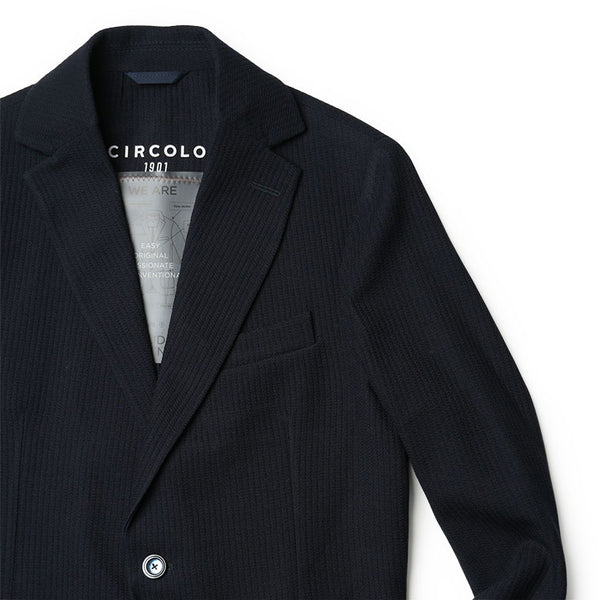 CIRCOLO1901 チルコロ ジャケット ジャージージャケット 春夏 シャドウストライプ サマーウール