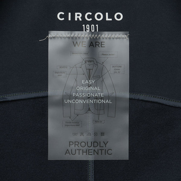 CIRCOLO1901 チルコロ ジャケット セットアップ対応 2023AW 秋冬 カシミヤタッチ ジャージージャケット