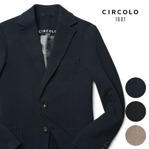 CIRCOLO1901 チルコロ ジャケット セットアップ対応 2023AW 秋冬 カシミヤタッチ ジャージージャケット