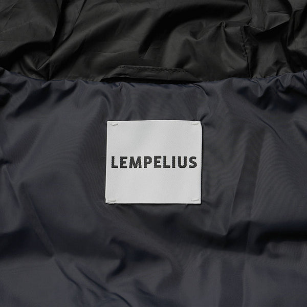 LEMPELIUS レンペリウス ダウン メンズ ダウンコート ロングフーディー ポリエステル 644S27 1000 オーバーサイズ ダウンジャケット アウター