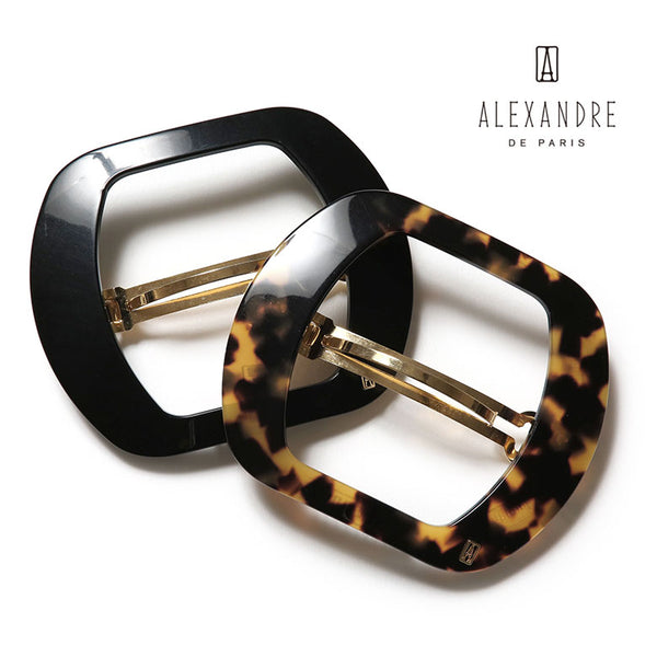 【8320円→5820円】ALEXANDRE DE PARIS アレクサンドル ドゥ パリ バレッタ べっ甲柄