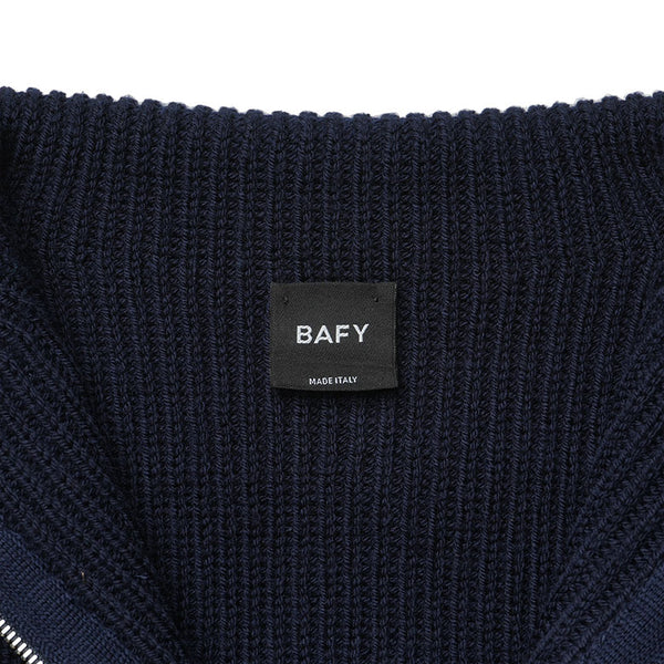 BAFY バフィー ニット ハーフジップ 2024AW 秋冬 メリノウール ローゲージ