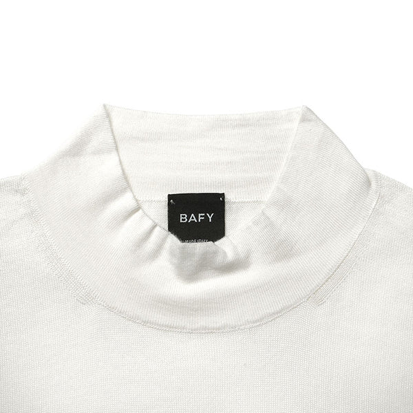 BAFY バフィー ニット ニットTシャツ 春夏 モックネック 半袖 サマーニット