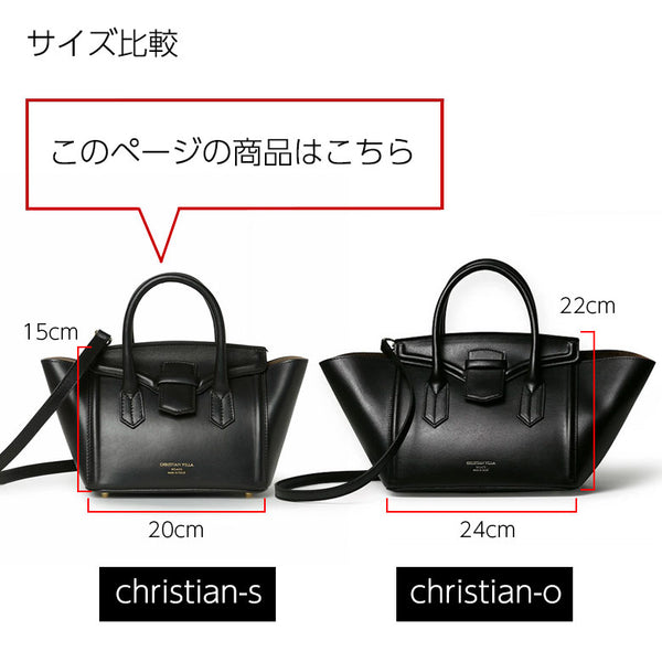 CHRISTIAN VILLA クリスチャンヴィラ ミニバッグ ハンドバッグ ショルダーバッグ 2WAY