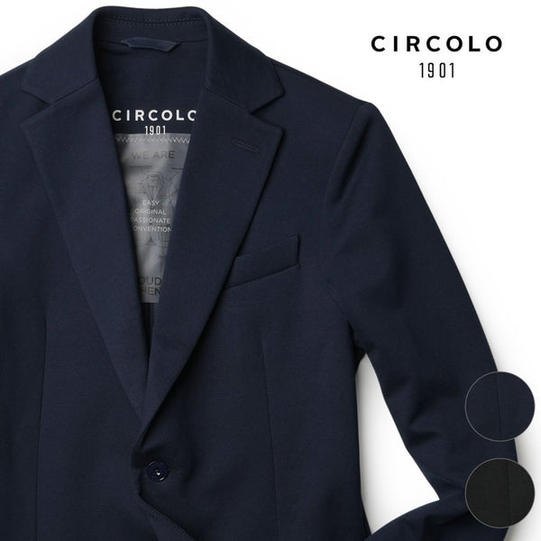 CIRCOLO 1901 チルコロ ジャケット ジャージージャケット 2024AW 秋冬 スコティッシュヤーン