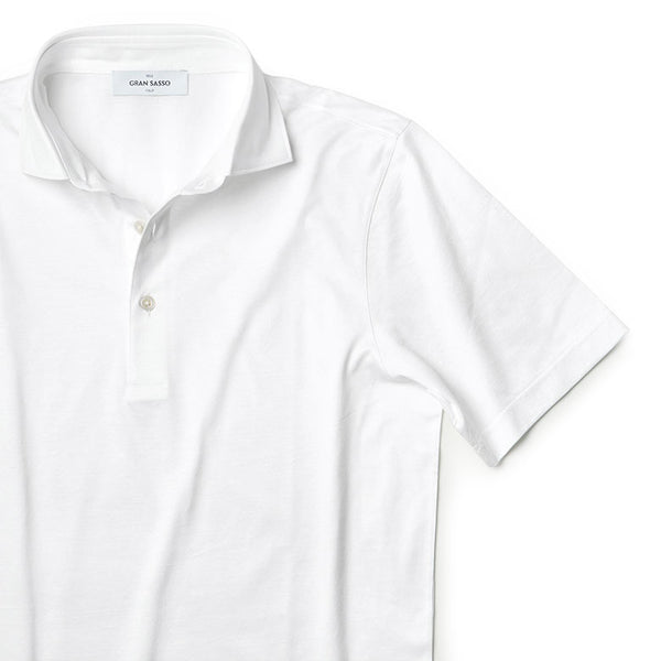 GRAN SASSO グランサッソ ポロシャツ スムースコットン 2024SS スキッパー Tシャツ