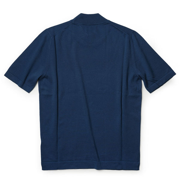 GRAN SASSO グランサッソ ニット Tシャツ モックネック 半袖