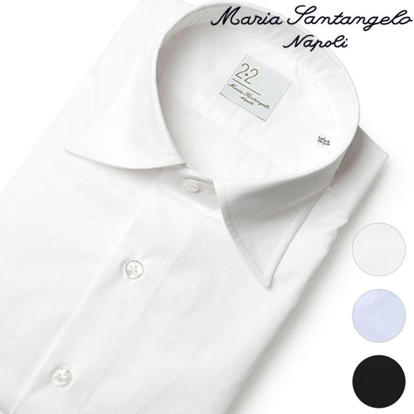 MARIA SANTANGELO マリアサンタンジェロ シャツ 2024SS ブロード ポプリン ドレスシャツ
