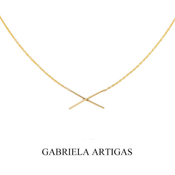 GABRIELA ARTIGAS ガブリエラ アルティガス ネックレス　ペンダント ゴールド X NECKLACE