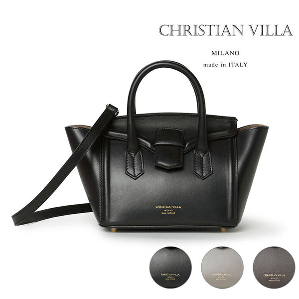 CHRISTIAN VILLA クリスチャンヴィラ ミニバッグ ハンドバッグ ショルダーバッグ 2WAY