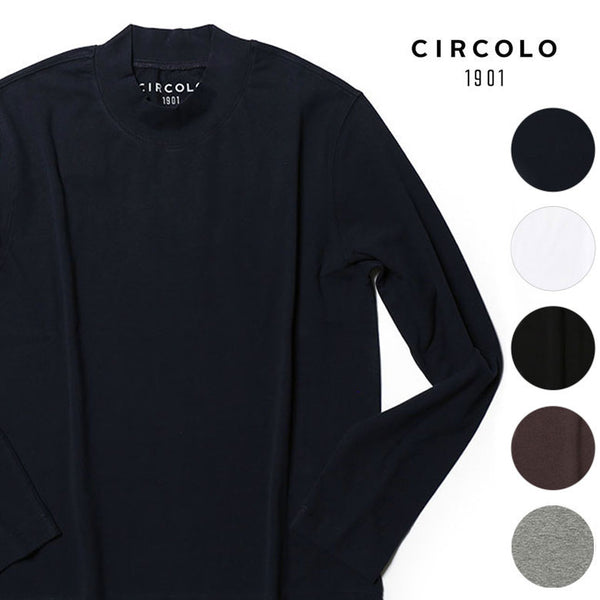 CIRCOLO1901 チルコロ カットソー モックネック ハイネック 秋冬 長袖