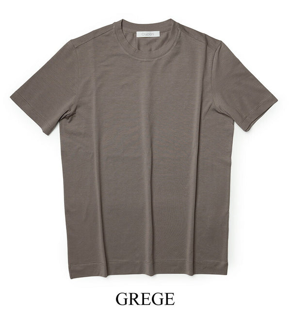 CRUCIANI Tシャツ クルーネック 春夏 メンズ CUJOS.G30PV/CUJOSB.G30 イタリア製 44/46/48/50/52