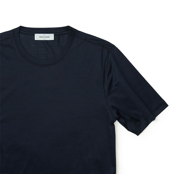 GRAN SASSO グランサッソ Tシャツ クルーネック 春夏 コットン