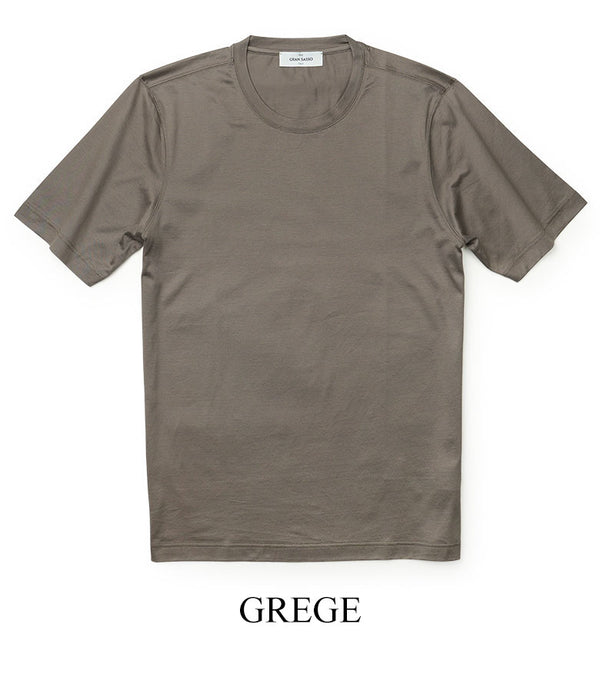 GRAN SASSO グランサッソ Tシャツ クルーネック 春夏 コットン