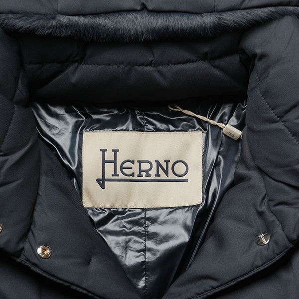 HERNO ヘルノ ダウン レディース ダウンコート ロング エコファー