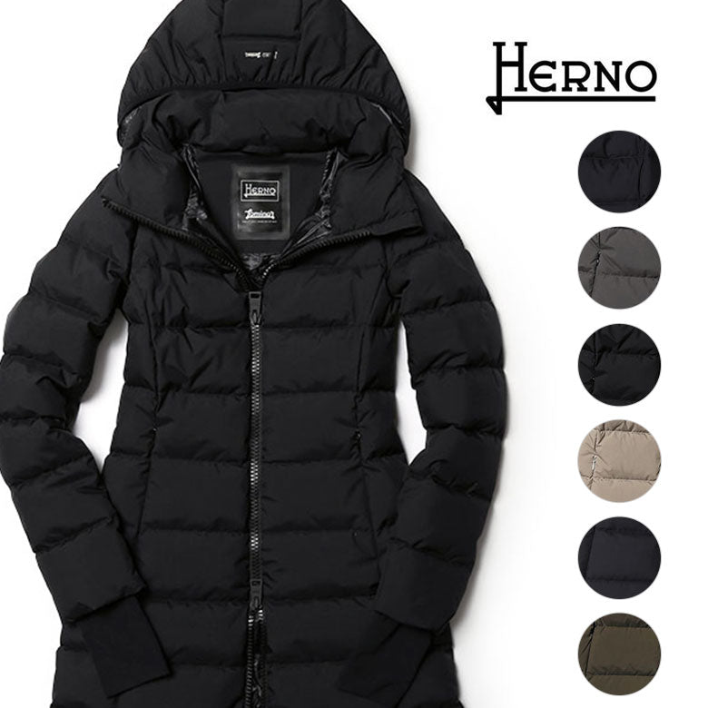 HERNO ヘルノ ダウン レディース ダウンコート 2023AW ミドル ゴアテックス – VIAJERO