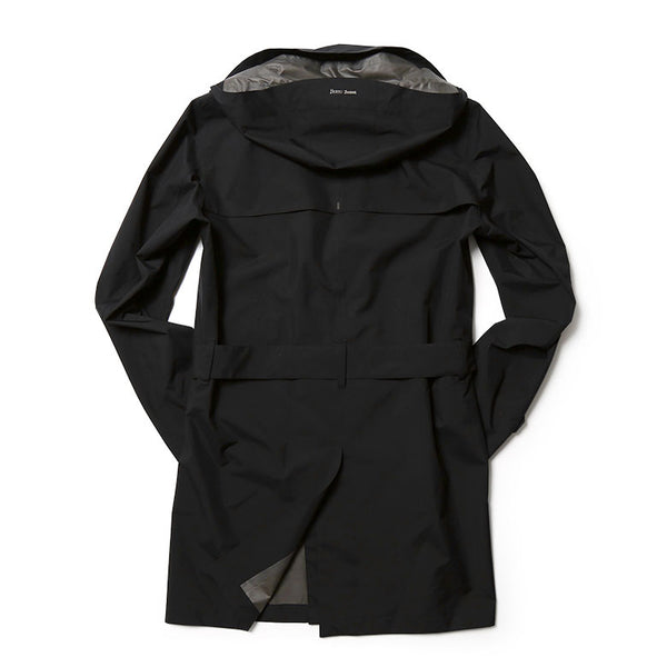 【美品】  HERNO コート  トレンチコート スプリングコート 黒イタリア製