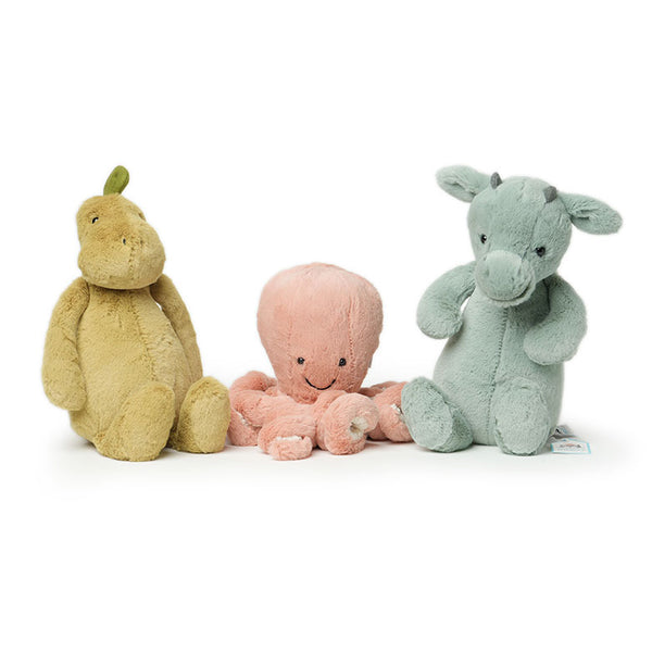 JELLYCAT ジェリーキャット ドラゴン さる タコ ぬいぐるみ Mサイズ ギフト