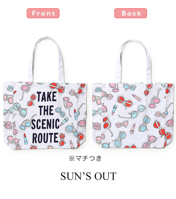 KATE SPADE ケイトスペード トートバッグ キャンバス 買い物袋 レジバッグ ショッピングトート