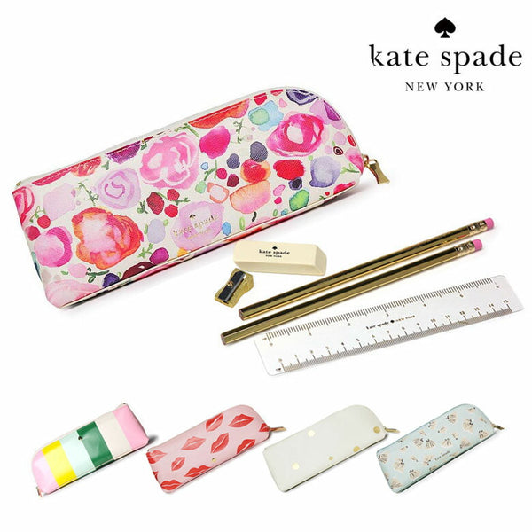 kate spade ケイトスペード ペンケース 筆記用具付き 文具 ブランド おしゃれ