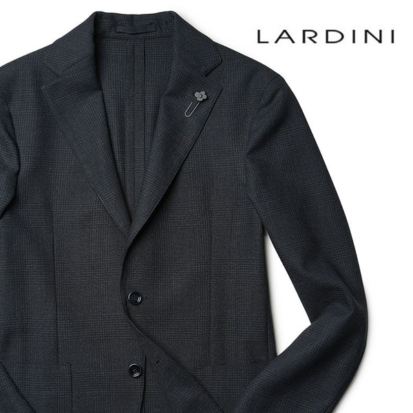 LARDINI ラルディーニ ジャケット チェック グレンチェック グレンプレイド 4PLYウール