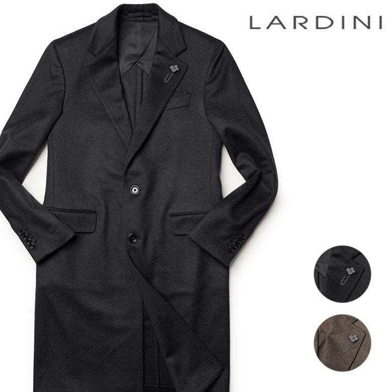 LARDINI ラルディーニ コート チェスターコート カシミヤ 秋冬 メルトン – VIAJERO