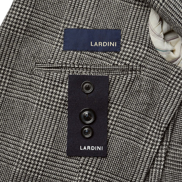 LARDINI ラルディーニ ジャケット ダブル グレンチェック チェック ダブルブレスト ツイード グレンプレイド イタリア製 メンズ