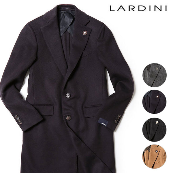 LARDINI ラルディーニ コート チェスターコート ウール メルトン 秋冬 シングル