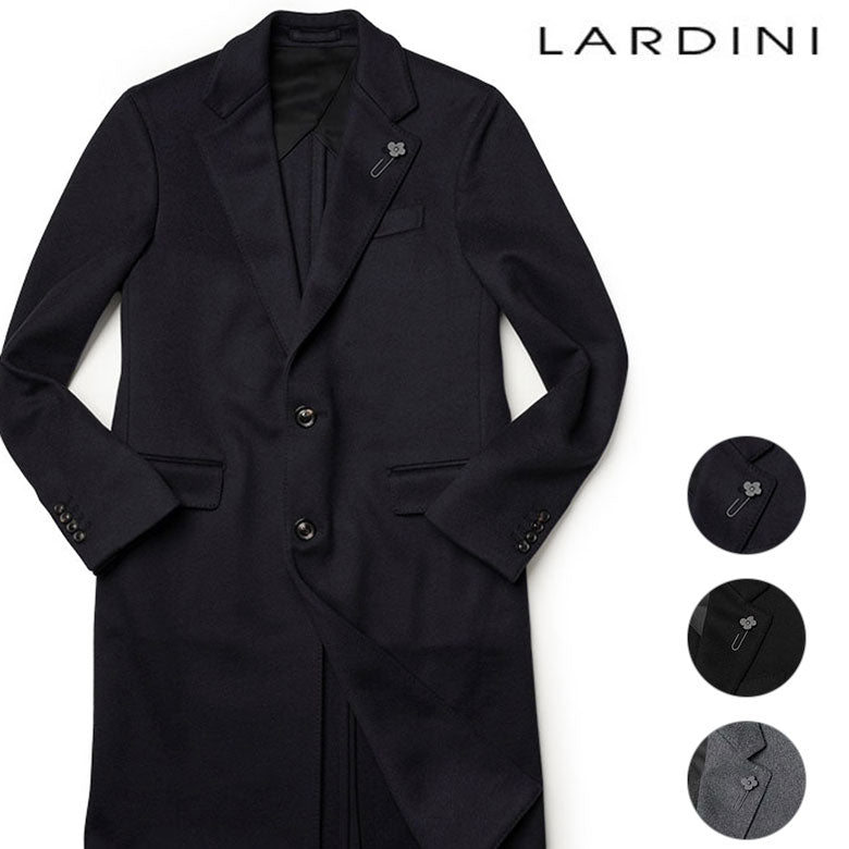 LARDINI ラルディーニ コート チェスターコート 秋冬 ウール メルトン – VIAJERO