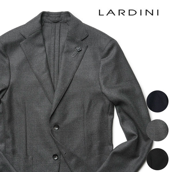 LARDINI ラルディーニ ジャケット ウール ホップサック アンコンジャケット ITIZUMO