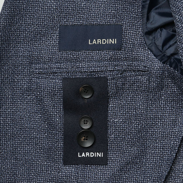 LARDINI ラルディーニ ジャケット ホップサック オールシーズン ウール シルク