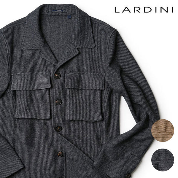 LARDINI ラルディーニ ジャケット CPOジャケット サファリジャケット シャツジャケット ブルゾン ウール