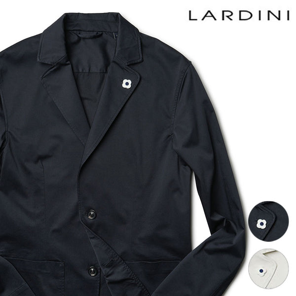 LARDINI シャツジャケット ジャケット 春夏 コットン ストレッチ サマーチノ