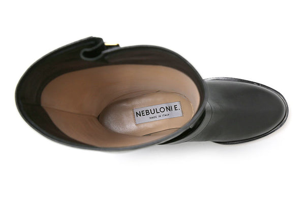 【国内正規品】【試着送料無料】NEBULONIE ネブローニ ブーツ ロングブーツ ジョッキーブーツ バックル ベルト 6731