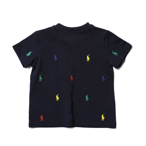 POLO RALPH LAUREN ラルフローレン ベビー Tシャツ 鹿の子 マルチカラー