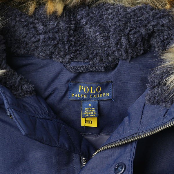 POLO RALPH LAUREN ラルフローレン ダウン キッズ ファー付き