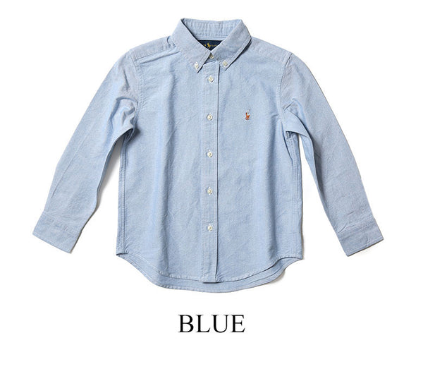 POLO RALPH LAUREN ラルフローレン シャツ キッズ ボーイズ ポロ ブルー ワイシャツ