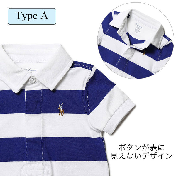 POLO RALPH LAUREN ラルフローレン ロンパース 春夏 ベビー キッズ 【返品送料無料】