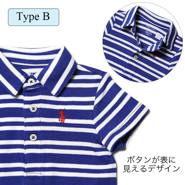 POLO RALPH LAUREN ラルフローレン ロンパース 春夏 ベビー キッズ 【返品送料無料】