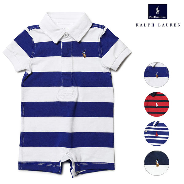 POLO RALPH LAUREN ラルフローレン ロンパース 春夏 ベビー キッズ 【返品送料無料】