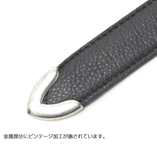 Saddler's サドラーズ レザー ベルト 2.5cm 牛革 本革 シンプル