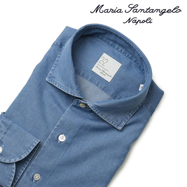 MARIA SANTANGELO マリアサンタンジェロ シャツ シャンブレー シャンブレーシャツ スプレッドカラー
