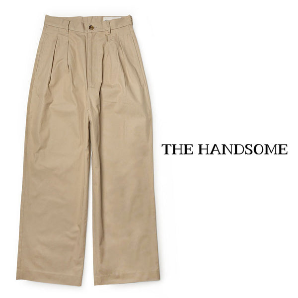 ザハンサム THE HANDSOME パンツ ワイドパンツ タックパンツ チノパンツ 【返品送料無料】