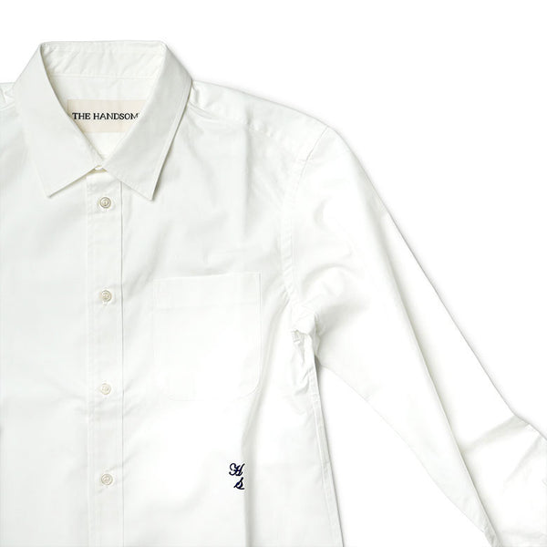 ザハンサム THE HANDSOME シャツ ショートシャツ ワイシャツ ストライプ 【返品送料無料】