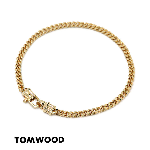TOM WOOD トムウッド ブレスレット バングル ゴールド Curb Bracelet