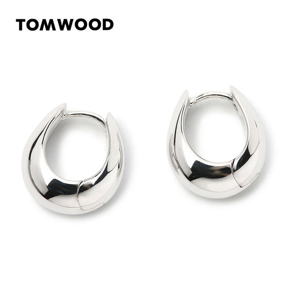 TOM WOOD ピアス Ice Hoop Small シルバー